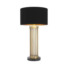 Load image into Gallery viewer, Condo Table Lamp in Black Shade.
