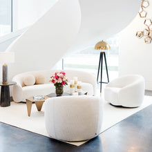 Load image into Gallery viewer, Coyote Floor Lamp in living room.
