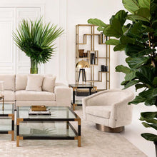 Load image into Gallery viewer, Coyote Table Lamp in living room.
