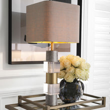 Load image into Gallery viewer, Cullingham Table Lamp in living room.
