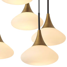 Load image into Gallery viewer, Duco Multi Light Pendant Light in Detail.
