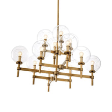 Load image into Gallery viewer, Jade Chandelier in Detail.
