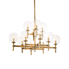 Load image into Gallery viewer, Jade Chandelier in Detail.
