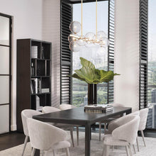 Load image into Gallery viewer, Largo Linear Pendant Light in dining room.
