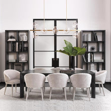 Load image into Gallery viewer, Largo Linear Pendant Light in dining room.
