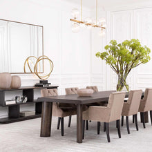 Load image into Gallery viewer, Largo Linear Pendant Light in dining room.
