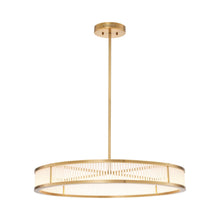 Load image into Gallery viewer, Thibaud LED Chandelier in Antique Brass.
