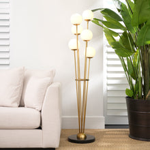 Load image into Gallery viewer, Tortora Floor Lamp in living room.
