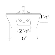Load image into Gallery viewer, Pex™ 4″ Square Adjustable Pinhole - line drawing.
