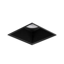 Load image into Gallery viewer, Pex™ 4&quot; Square Adjustable Trimless Smooth Reflector Trim in Black/Reflector.
