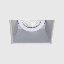 Load image into Gallery viewer, Pex™ 4&quot; Square Adjustable Trimless Smooth Reflector Trim in Detail.
