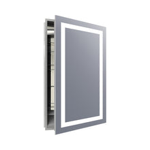 Load image into Gallery viewer, Ambiance LED Mirrored Cabinet in Small/Right Door Swing.
