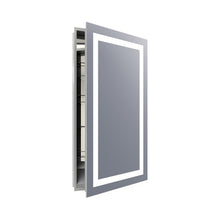 Load image into Gallery viewer, Ambiance LED Mirrored Cabinet in Large/Right Door Swing.
