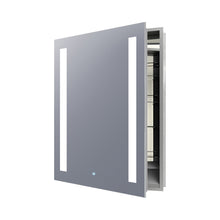 Load image into Gallery viewer, Ascension LED Mirrored Cabinet in Small/Left Door Swing.
