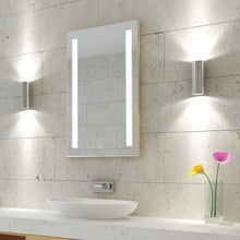 Load image into Gallery viewer, Ascension LED Mirrored Cabinet in bathroom.
