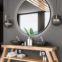 Load image into Gallery viewer, Brilliance LED Lighted Mirror in bathroom.
