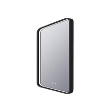 Load image into Gallery viewer, Eminence LED Lighted Mirror in Matte Black (Small).
