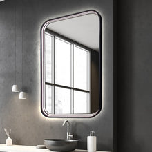 Load image into Gallery viewer, Eminence LED Lighted Mirror in bathroom.
