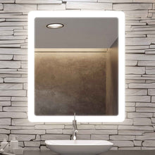 Load image into Gallery viewer, Eyla LED Lighted Mirror in bathroom.
