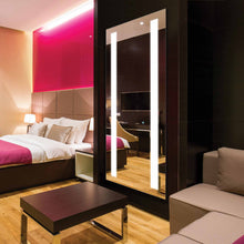 Load image into Gallery viewer, Fusion LED Wardrobe Mirror in bedroom.
