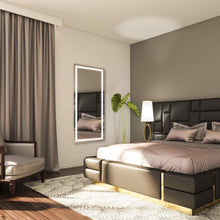 Load image into Gallery viewer, Integrity LED Wardrobe Mirror in bedroom.
