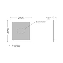 Load image into Gallery viewer, Silhouette LED Lighted Mirror - line drawing.

