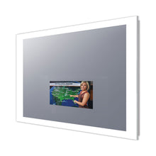 Load image into Gallery viewer, Silhouette LED Lighted Mirror TV in Large.
