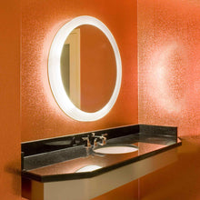 Load image into Gallery viewer, Trinity LED Lighted Mirror in bathroom.
