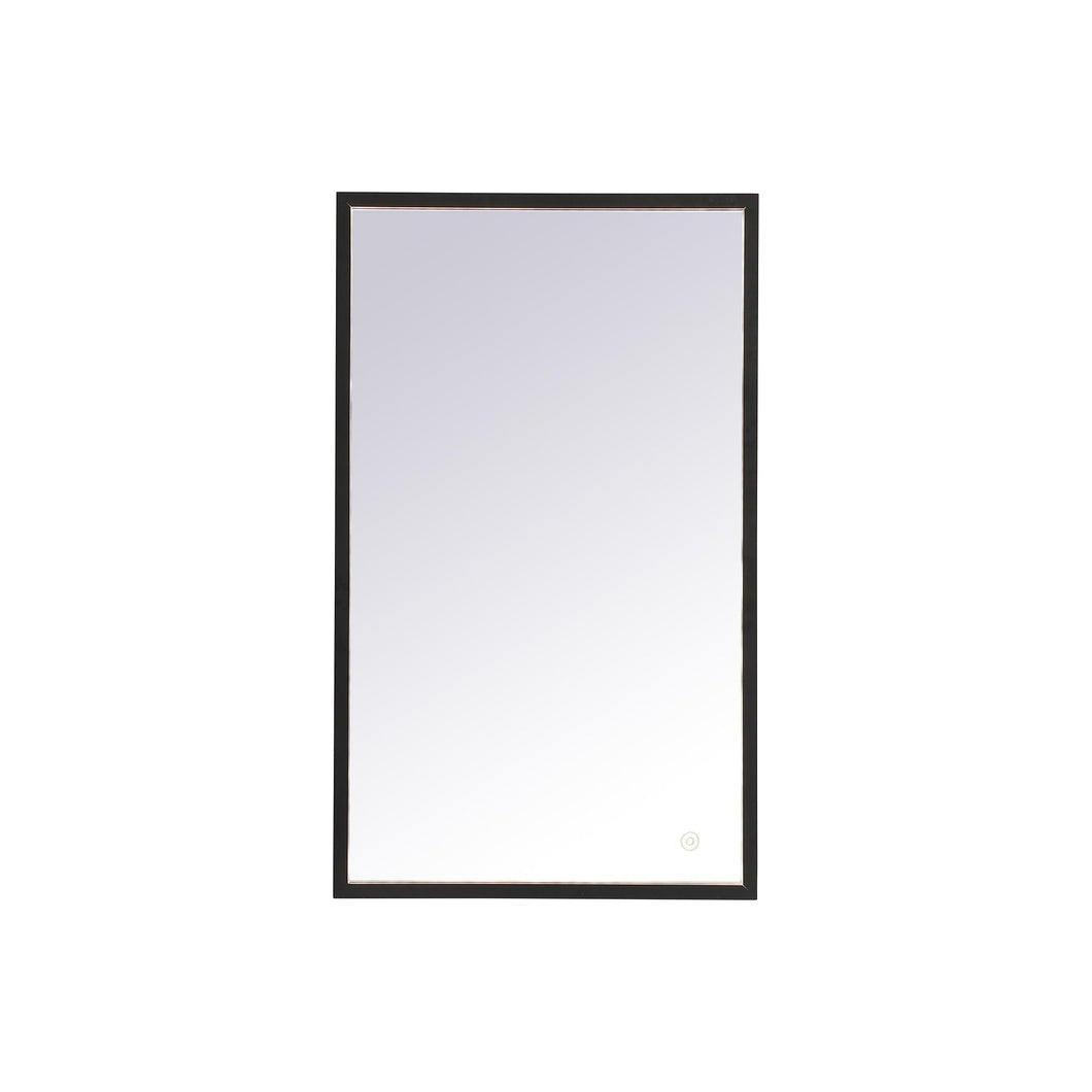 Pier LED Mirror Wall Light in Black (18