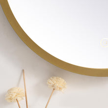 Load image into Gallery viewer, Pier LED Round Mirror Wall Light in Detail.
