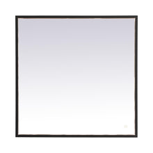 Load image into Gallery viewer, Pier LED Square Mirror in Black (Small).
