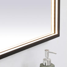 Load image into Gallery viewer, Pier LED Square Mirror in Detail.
