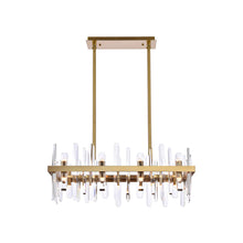 Load image into Gallery viewer, Serena Chandelier in Satin Gold (Small).
