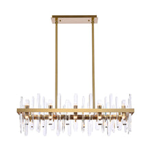 Load image into Gallery viewer, Serena Chandelier in Satin Gold (Medium).
