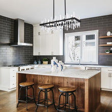 Load image into Gallery viewer, Serena Chandelier in dining room.
