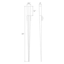 Load image into Gallery viewer, Elessar LED Wall Light - line drawing.
