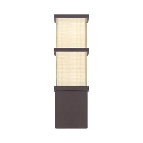 Elevation Outdoor LED Wall Light in Black.