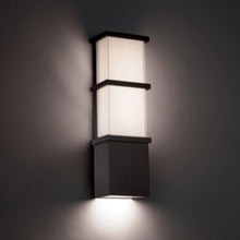 Load image into Gallery viewer, Elevation Outdoor LED Wall Light in Detail.
