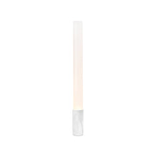 Load image into Gallery viewer, Elise Floor Lamp in White/Marble (Medium).
