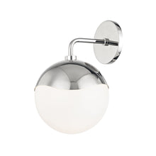 Load image into Gallery viewer, Ella Wall Light in Polished Nickel.
