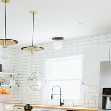 Load image into Gallery viewer, Ellis LED Flush Mount Ceiling Light in kitchen.
