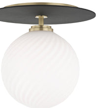 Load image into Gallery viewer, Ellis LED Flush Mount Ceiling Light Detail.

