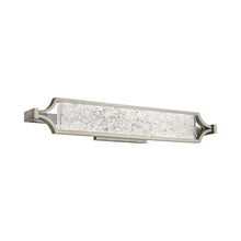 Load image into Gallery viewer, Emblem LED Bath Vanity and Wall Light in Small/Brushed Nickel.
