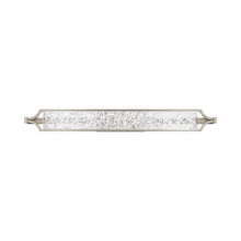Load image into Gallery viewer, Emblem LED Bath Vanity and Wall Light in Large/Brushed Nickel.
