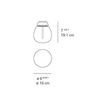 Load image into Gallery viewer, Empatia LED Ceiling/Wall Light - line drawing.
