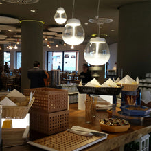 Load image into Gallery viewer, Empatia LED Suspension Light in restaurant.

