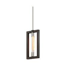 Load image into Gallery viewer, Enigma Mini Pendant Light in Bronze/Polished Stainless.
