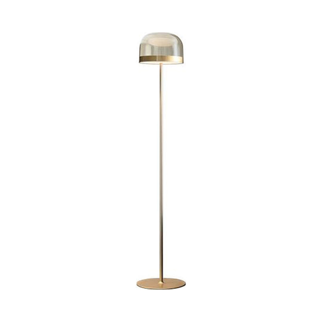 Equatore Floor Lamp in Small/Matt Gold.