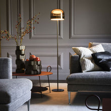 Load image into Gallery viewer, Equatore Floor Lamp in living room.
