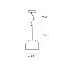 Load image into Gallery viewer, Equatore Pendant Light - line-drawing.

